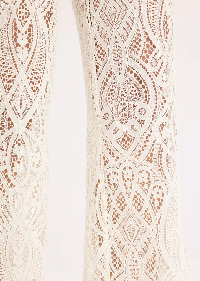 Pantalon en dentelle • crème • product-page.page-title-suffix