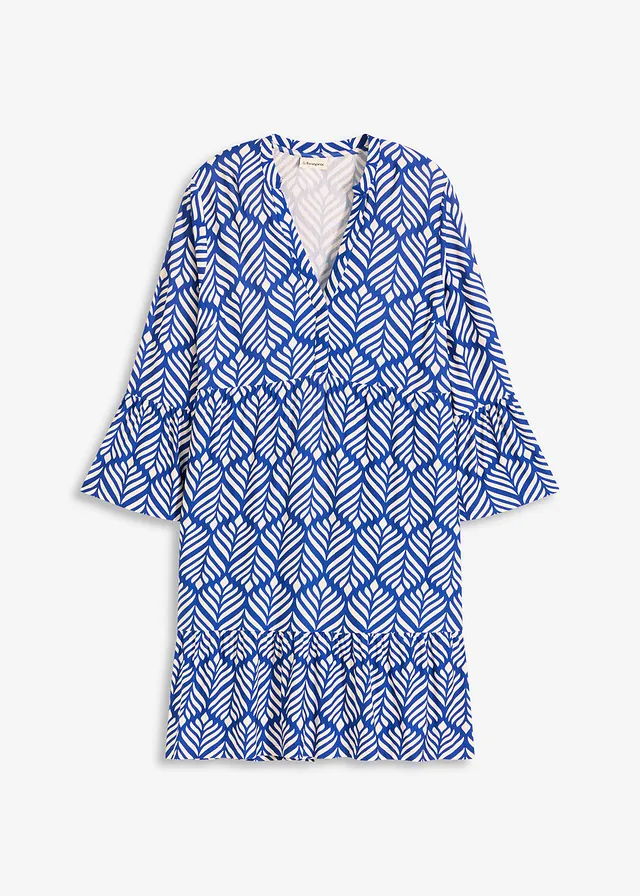Rochie tip tunică din jerse amestec moale de viscoză