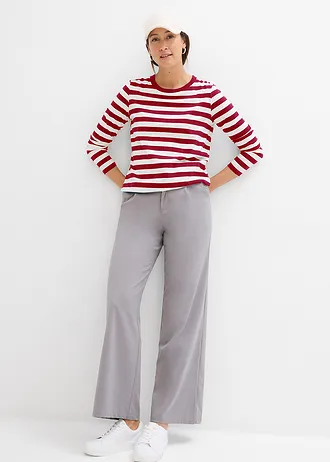 Pruhované tričko z čisté organické bavlny, barva: 