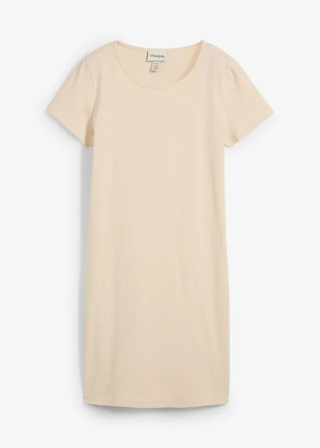 Rochie de jerse din bumbac organic cu stretch