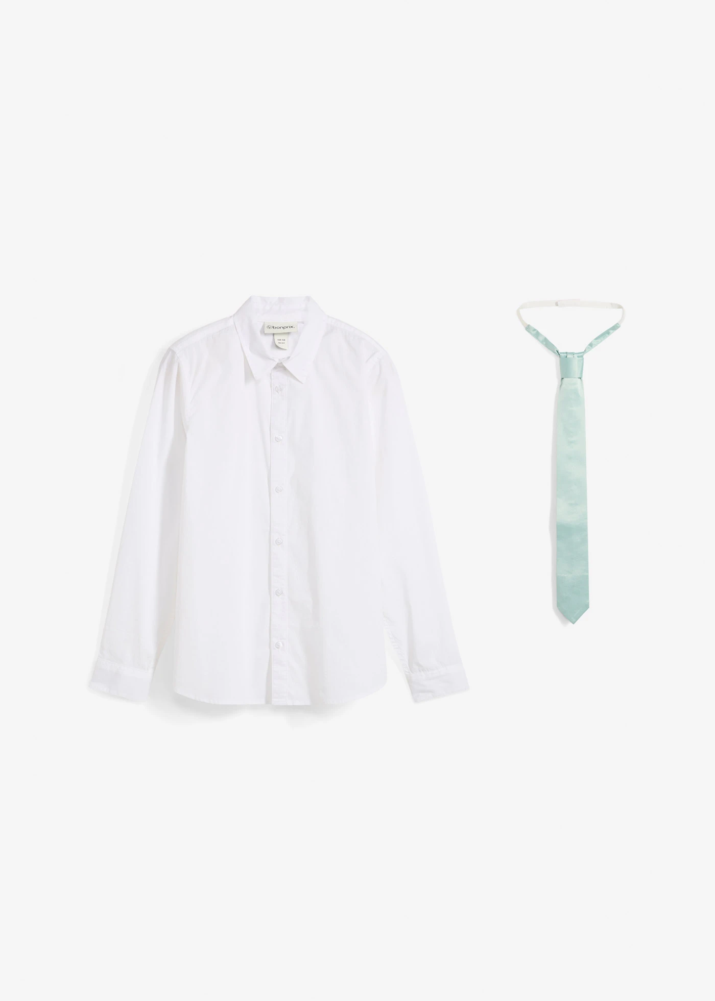 Chemise et cravate (ens. 2 pces) • blanc • Boutique bonprix