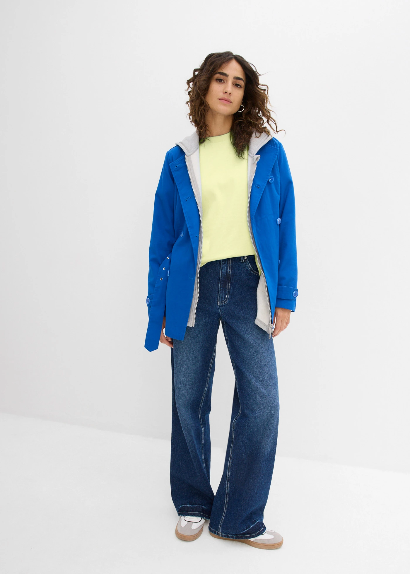 Tricou oversize din bumbac organic 100% greu • galben citric sorbet • magazin bonprix