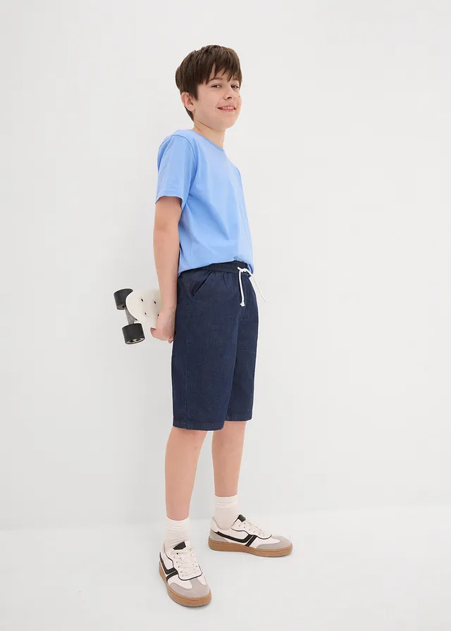 Instap jeans short, regular fit • nachtblauw denim • product-page.page-title-suffix