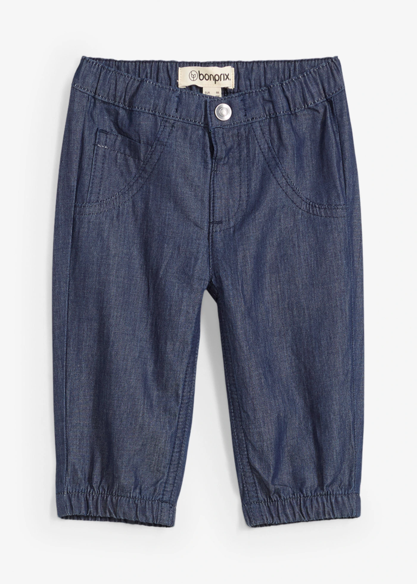 Džíny bez zapínání, z čisté organické bavlny • modrá stone • bonprix obchod