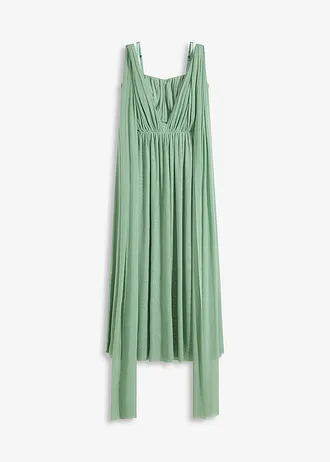 Galajurk met mesh, verschillende draagvarianten, Kleur: pastelgroen