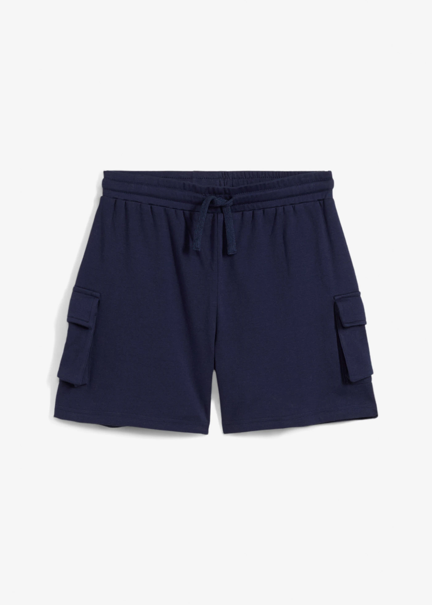 Short cargo en molleton 100% coton • bleu foncé • Boutique bonprix