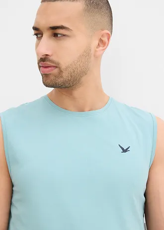 Lot de 2 marcels 100% coton • bleu minéral-bleu foncé • Boutique bonprix