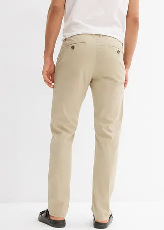 Chino sztreccsnadrág, Regular Fit, Straight • füstkeki • bonprix áruház