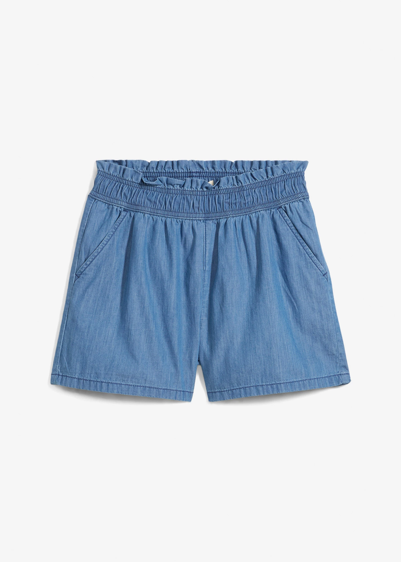 Šortky bez zapínání, z čisté bavlny • modrý denim • bonprix obchod