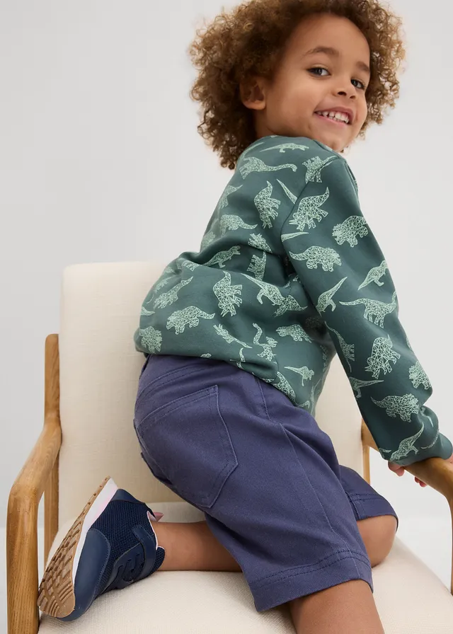 Regular fit stretch bermuda • indigo • product-page.page-title-suffix