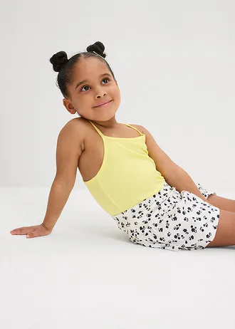 Jersey rok van puur biologisch katoen in een set van 2 • donkerblauw/wolwit gebloemd • bonprix online shop