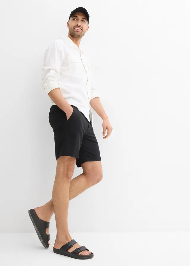 Elegantní šortky, Relaxed Fit, barva: černá