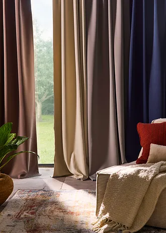 Zatemňovací závěs, mnoho velikostí (1 ks v balení), barva: černá