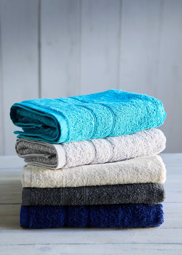 Serviette de toilette en éponge douce pur coton • gris • product-page.page-title-suffix