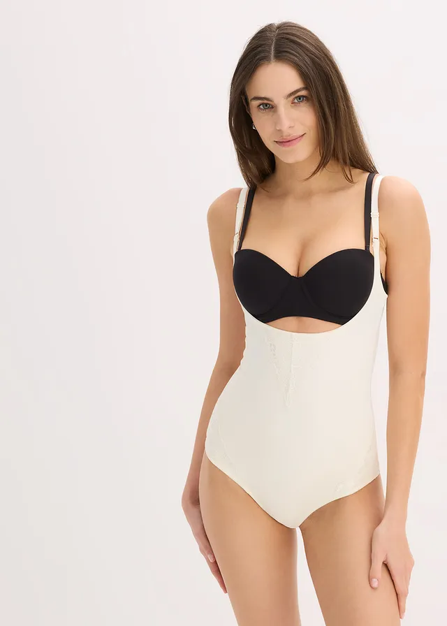 Corrigerende body, sterk corrigerend, Kleur: wolwit