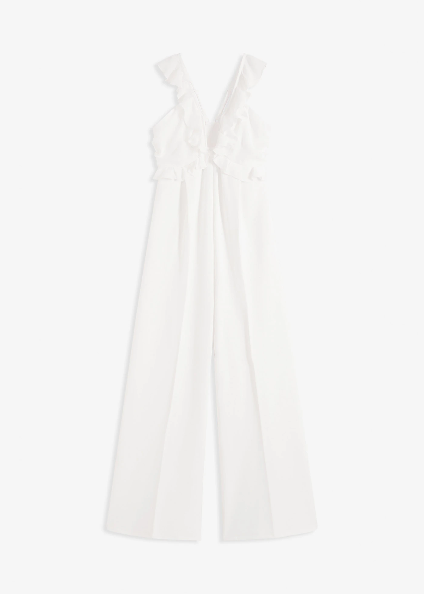 Jumpsuit van chiffon • wolwit • bonprix online shop