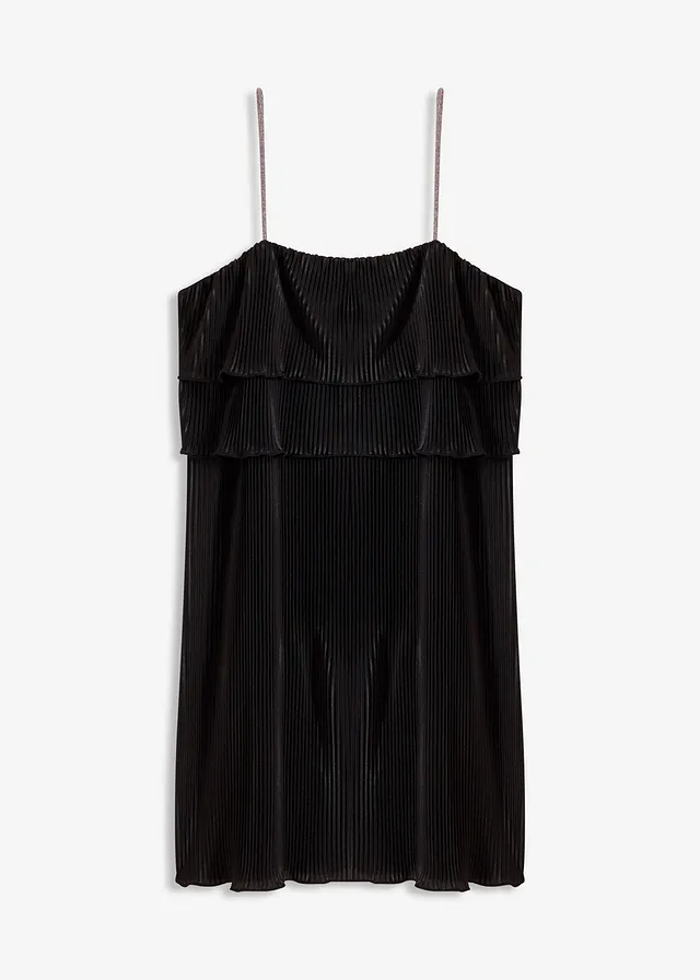 Robe en jersey plissé