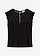 Top met kant, Kleur: zwart
