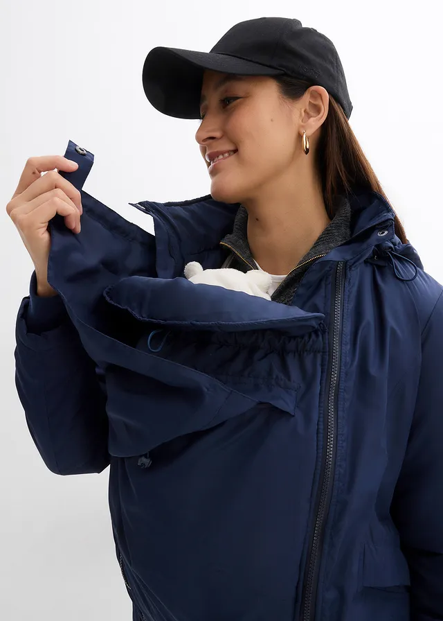 Veste de grossesse 3-en-1 avec fonction de portage • bleu foncé • product-page.page-title-suffix