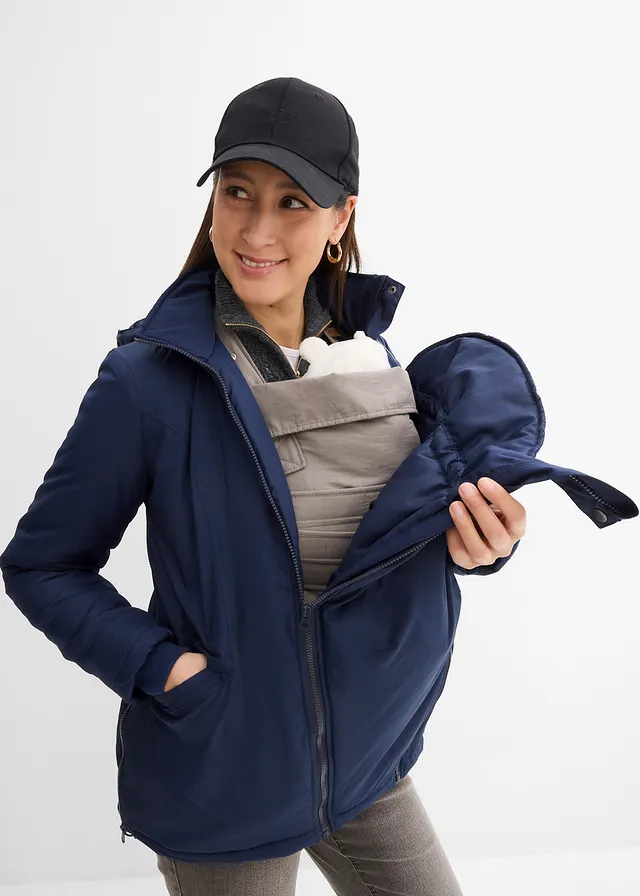 Veste de grossesse 3-en-1 avec fonction de portage • bleu foncé • product-page.page-title-suffix