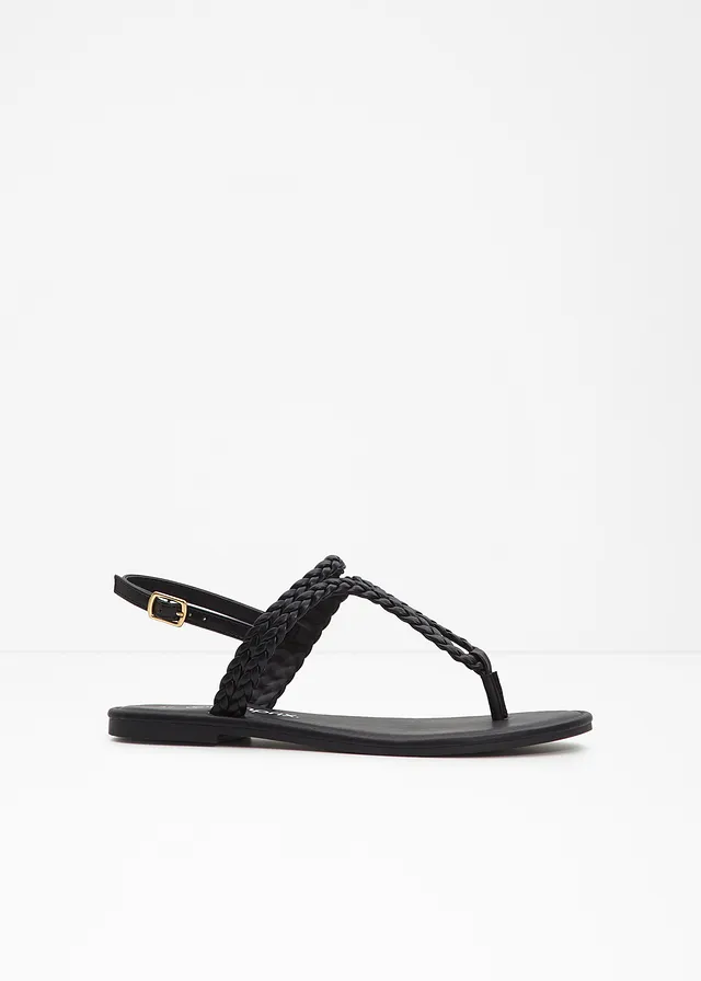 Teensandalen in gevlochten look