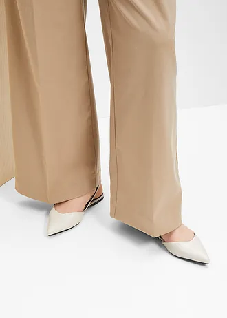 Baleríny s páskem kolem paty • přírodní bílá • bonprix obchod
