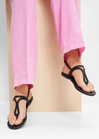 Teensandalen, Kleur: zwart