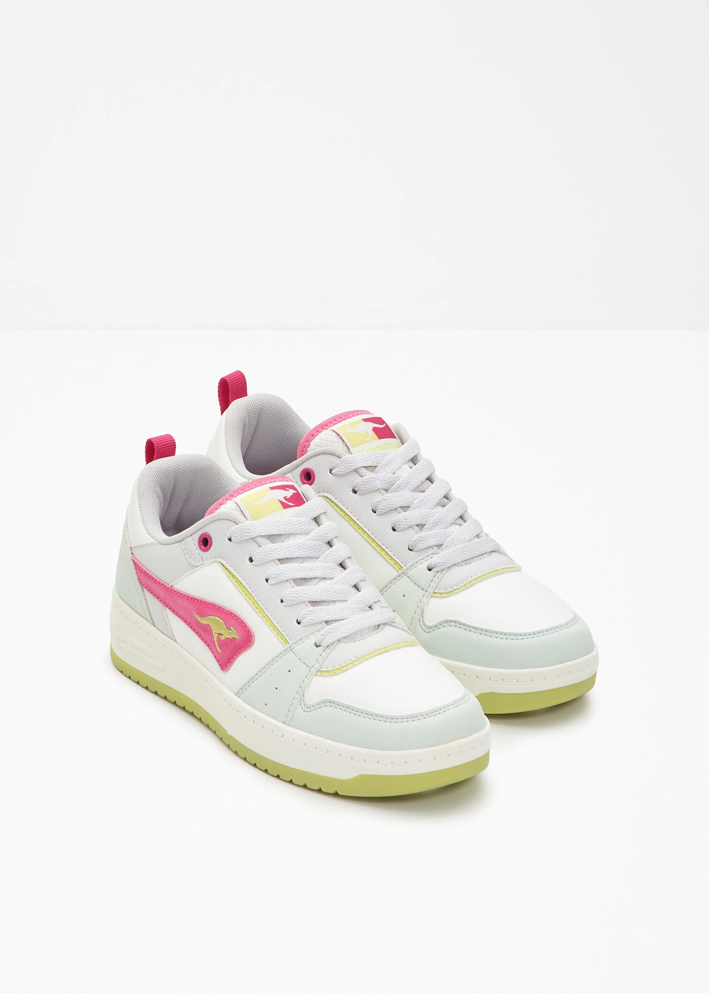 Kangaroos sneakers • lichtblauw-pink-wit • bonprix online shop