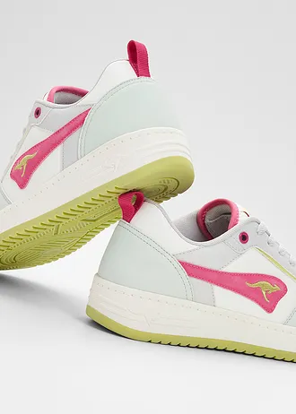 Kangaroos sneakers • lichtblauw-pink-wit • bonprix online shop