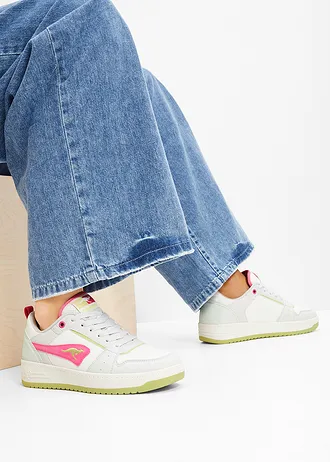 Kangaroos sneakers • lichtblauw-pink-wit • bonprix online shop