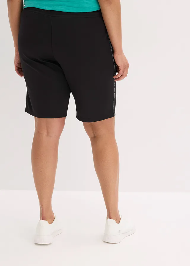 Outdoor short, sneldrogend, Kleur: zwart