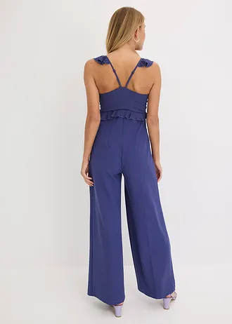 Jumpsuit van chiffon • donker pacific • bonprix online shop