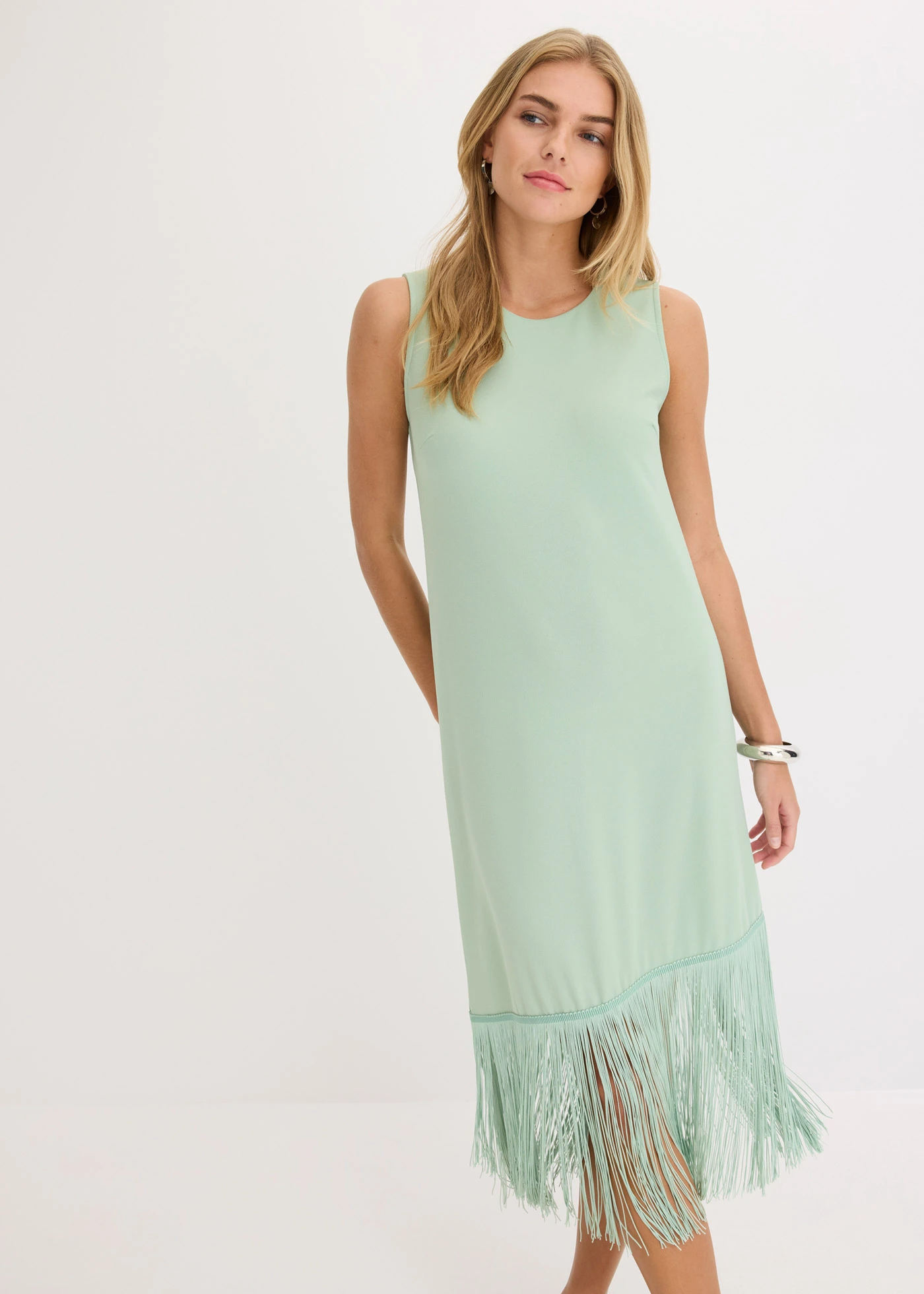 Jersey jurk • lichtrietgroen • bonprix online shop