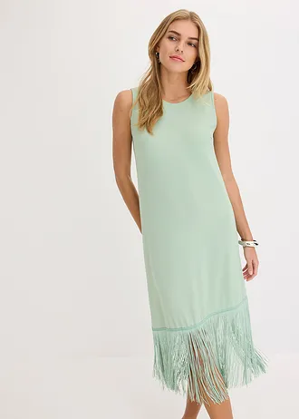 Jersey jurk • lichtrietgroen • bonprix online shop