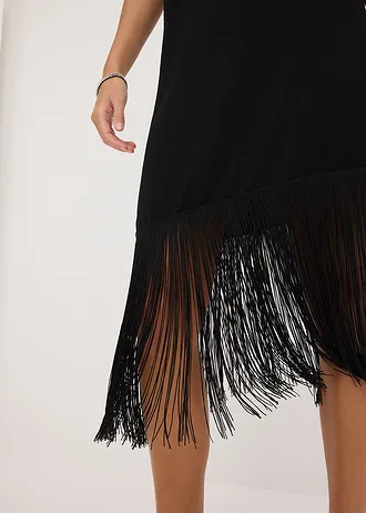 Jersey jurk • zwart • bonprix online shop