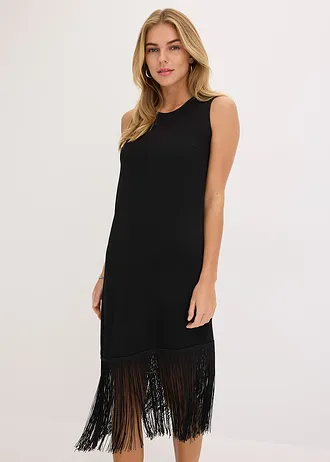 Jersey jurk • zwart • bonprix online shop