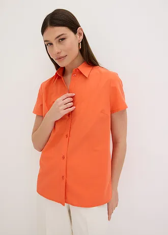 Popeline blouse met korte mouwen • pinklady • bonprix online shop