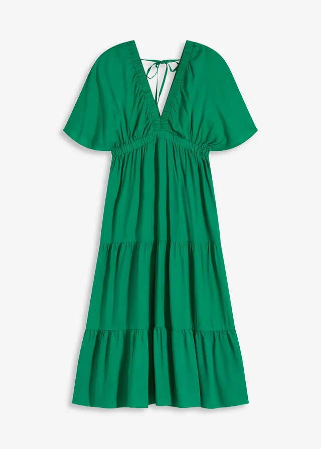 Rochie midi din viscoză fluidă