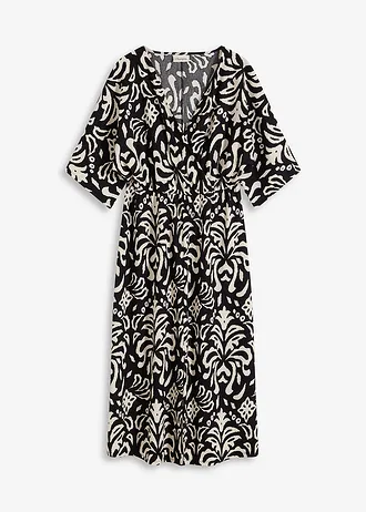 Jersey jurk • zwart/wit • bonprix online shop