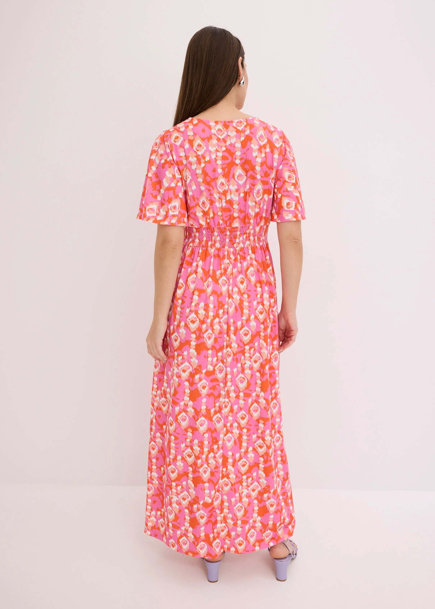 Rochie maxi • roz viu • magazin bonprix