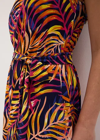 Potištěné žerzejové šaty • modrá s květy • bonprix obchod