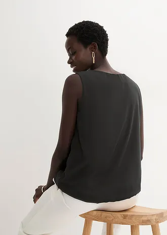 Blouse sans manches • noir • Boutique bonprix