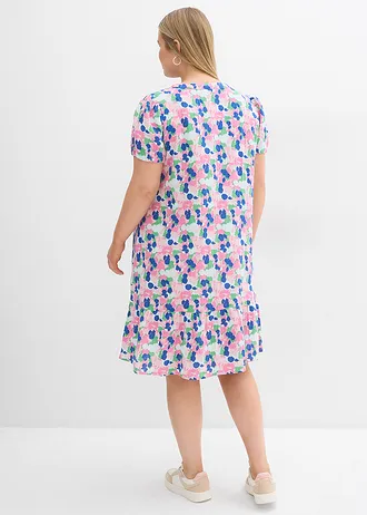 Robe en gaze de coton douce, Couleur: écru/vert opale/rose poudré/rose vif/bleu arctique floral