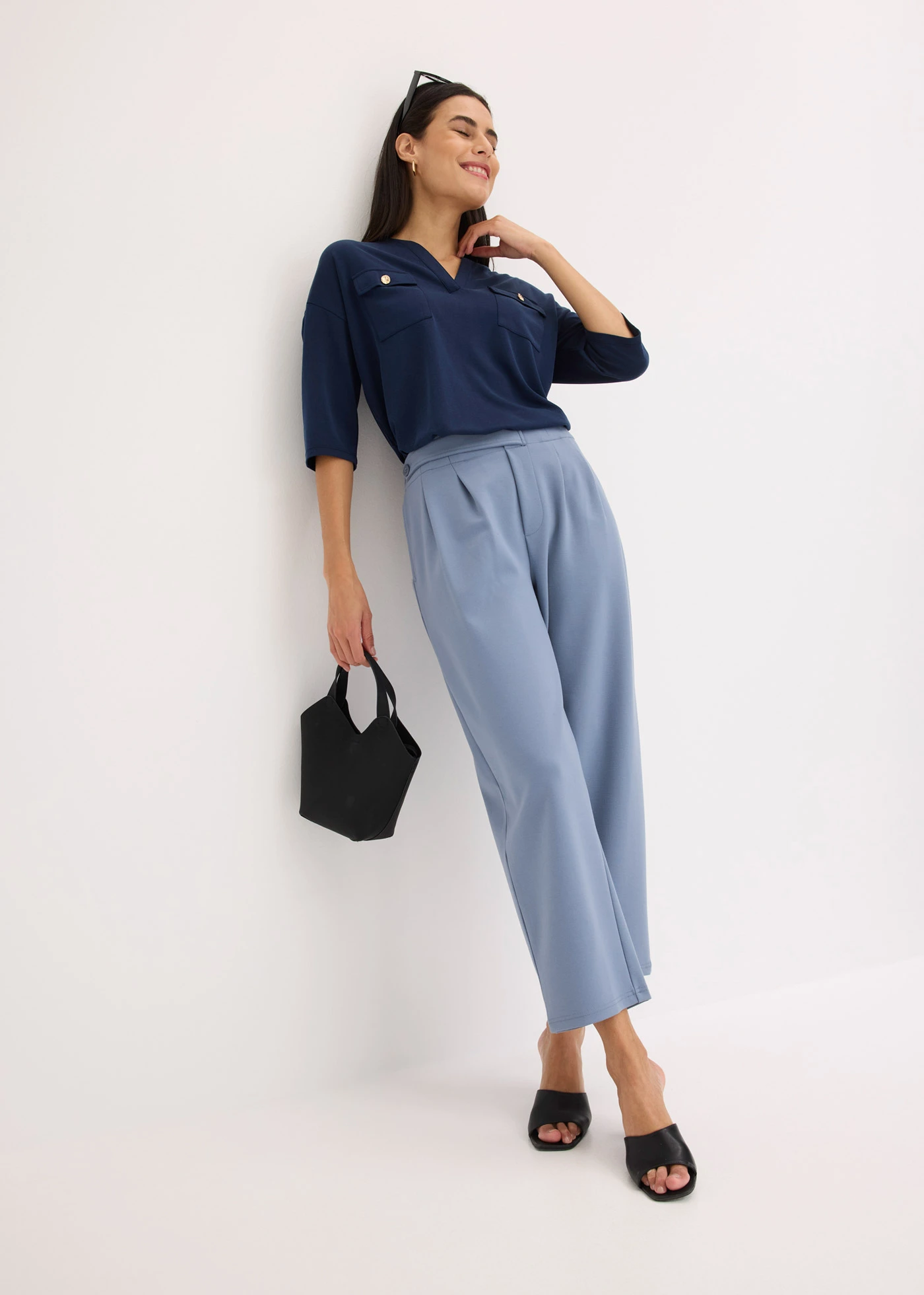 Shirt tuniek • donkerblauw • bonprix online shop