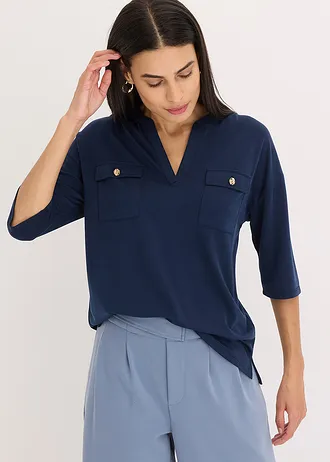 Shirt tuniek • donkerblauw • bonprix online shop