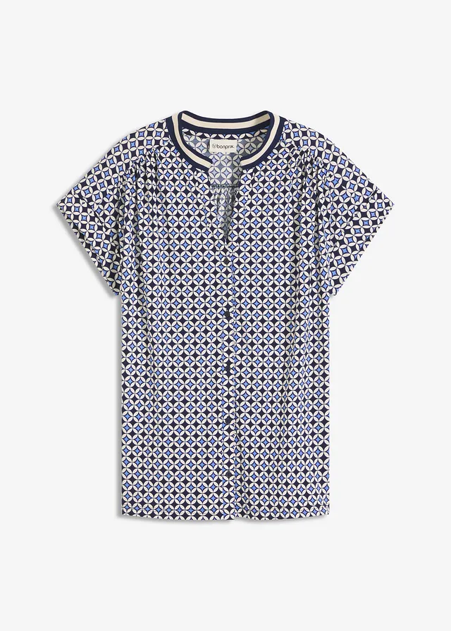 Bluză tricot cu imprimeu