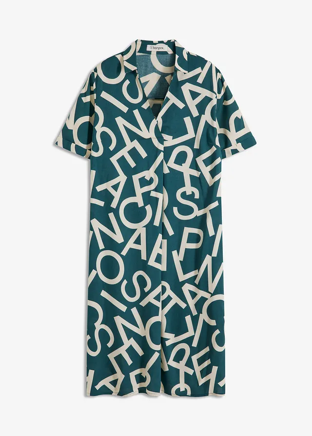 Jurk van soepele viscose