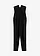 Overal bez ramínek, se zavazovacím detailem, barva: černá
