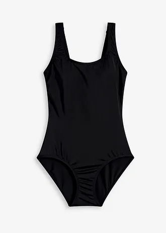 Maillot 1 pièce échancrure haute dans le dos • noir • Boutique bonprix