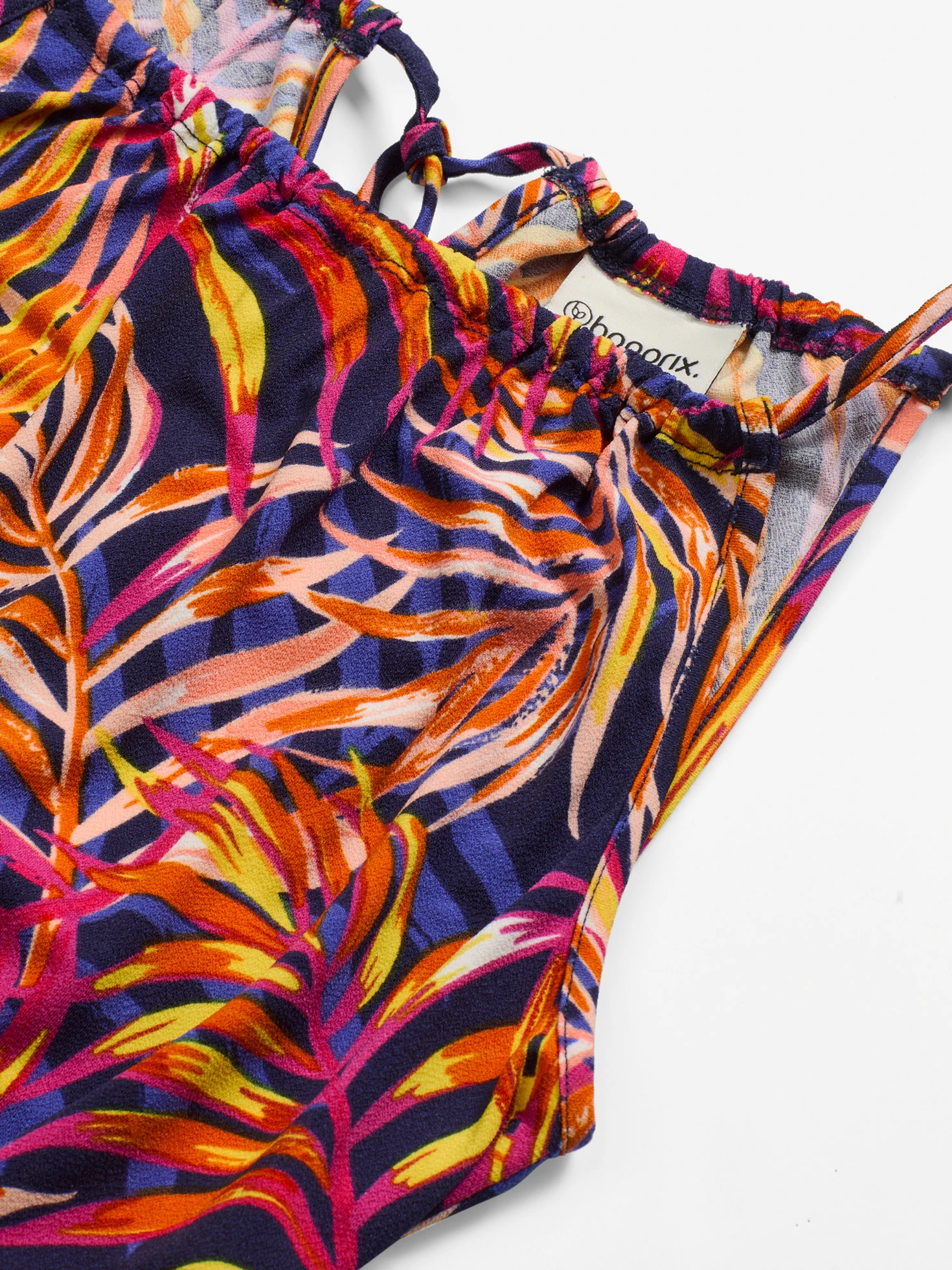 Potištěné žerzejové šaty • modrá s květy • bonprix obchod